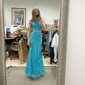 Two piece prom Dress